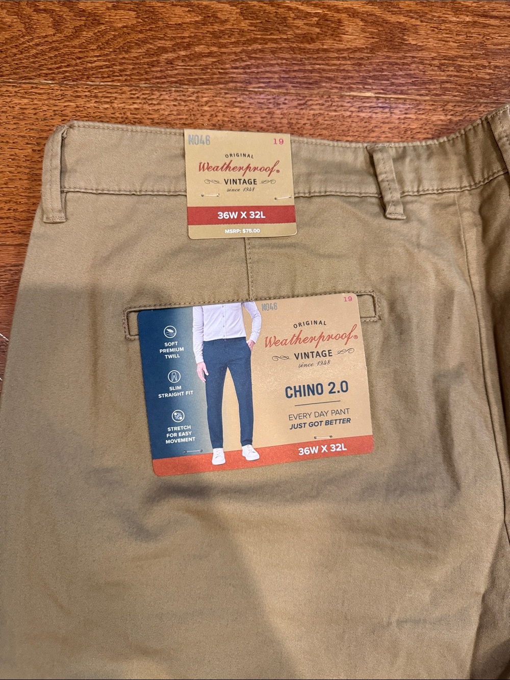 Weatherproof Chino 2.0 Men's Pants Tan